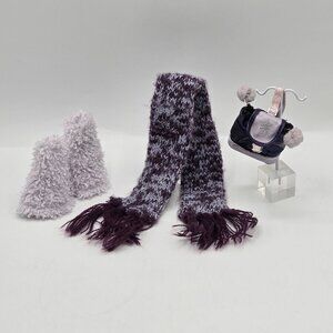 Bratz Dana Wintertime Wonderland Purple Snowflake Bag Backpack & Accessories Set